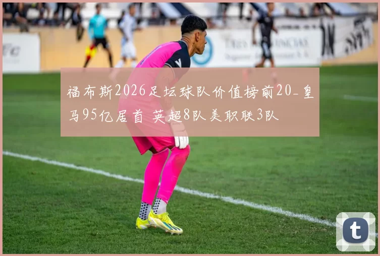 福布斯2026足坛球队价值榜前20_皇马95亿居首 英超8队美职联3队